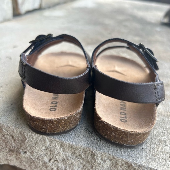 Old Navy baby dark brown sandals Sz-11.5 (12-18M) H - Picture 7 of 9